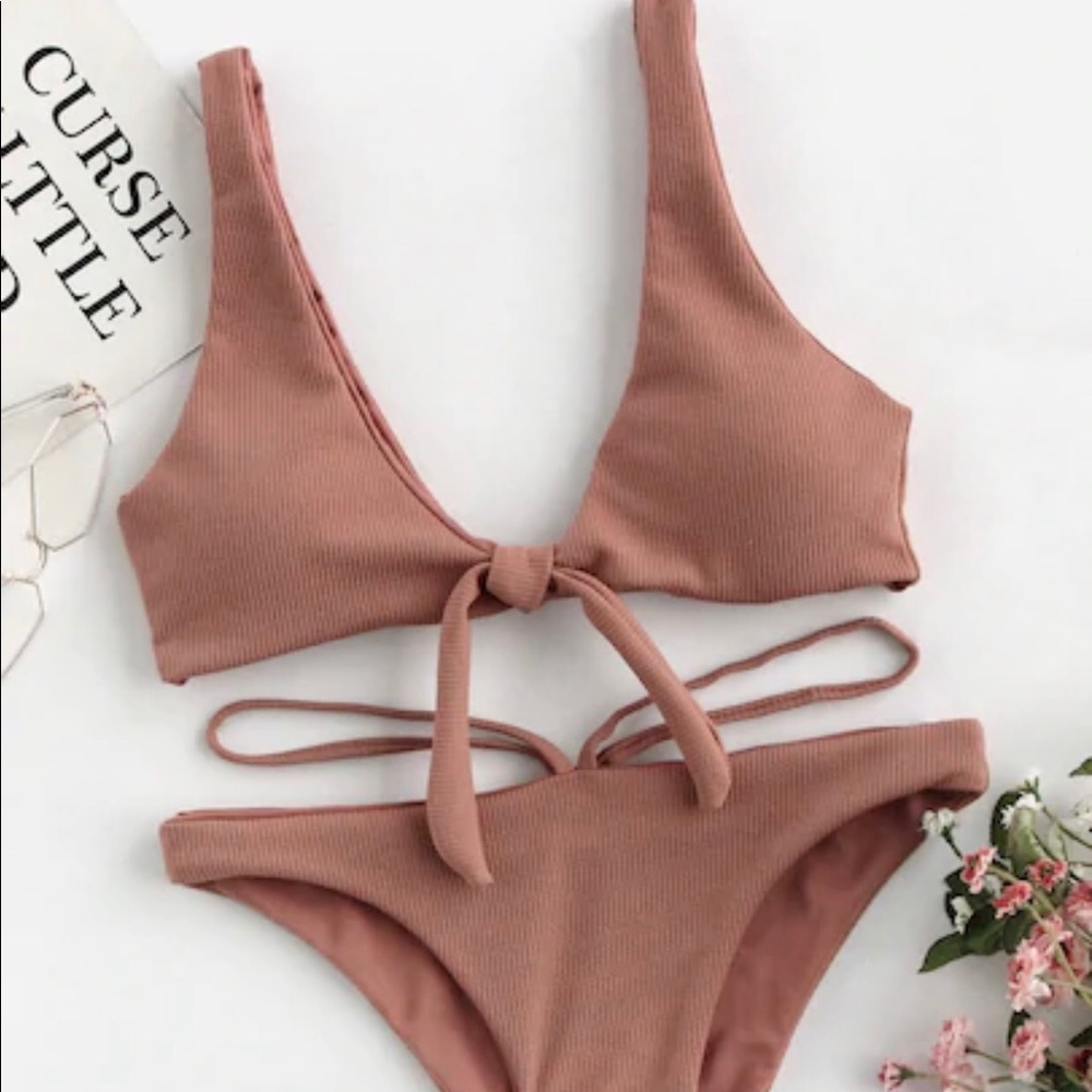 MAUVE BIKINI SET